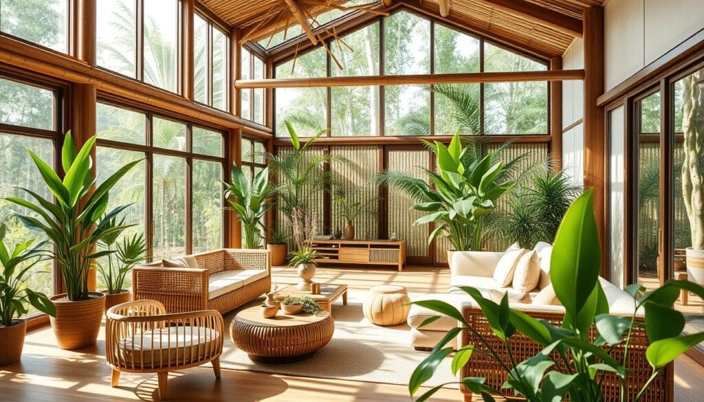 eco-friendly bamboo homes